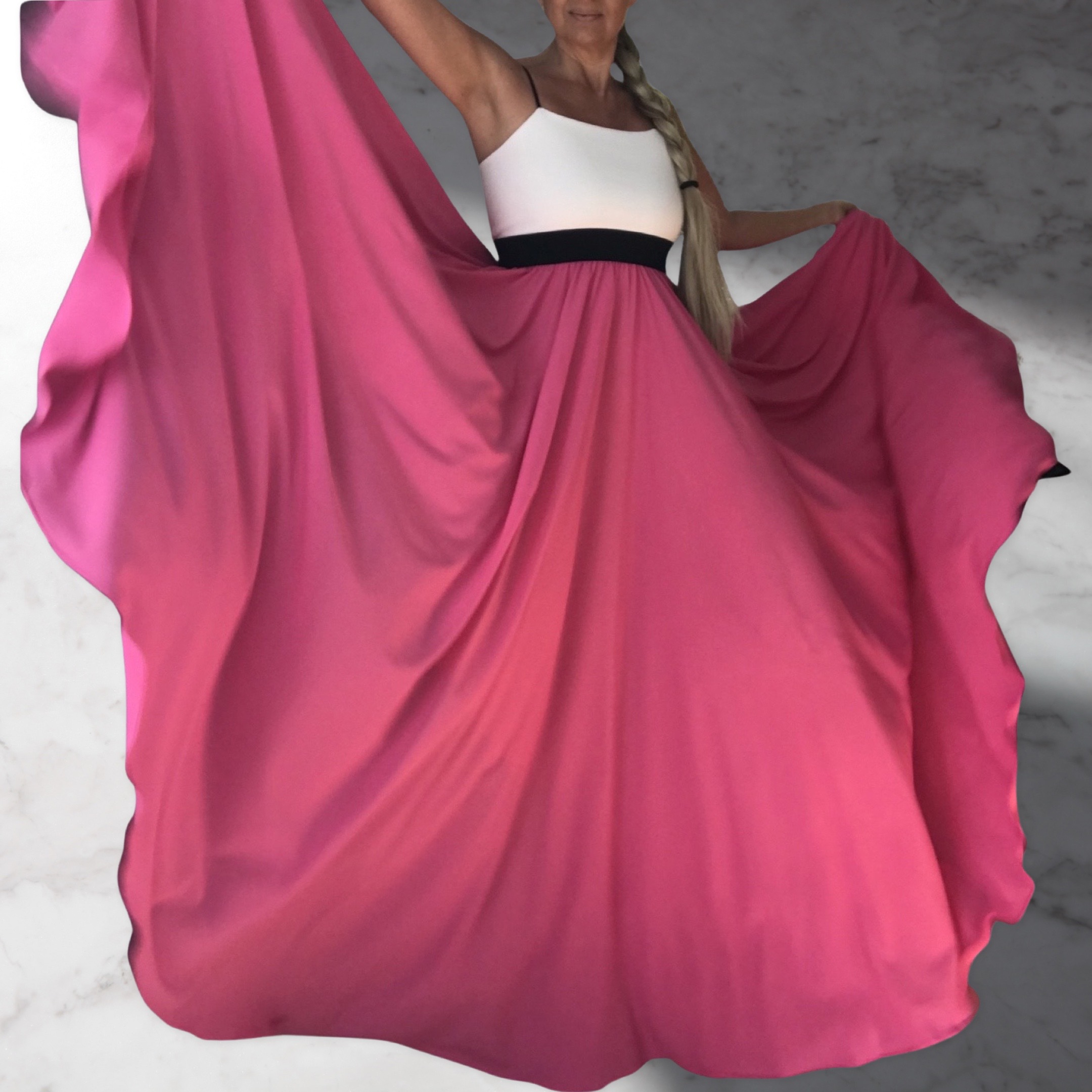 Dlouhé letní šaty BOROS DR-L-PIW01